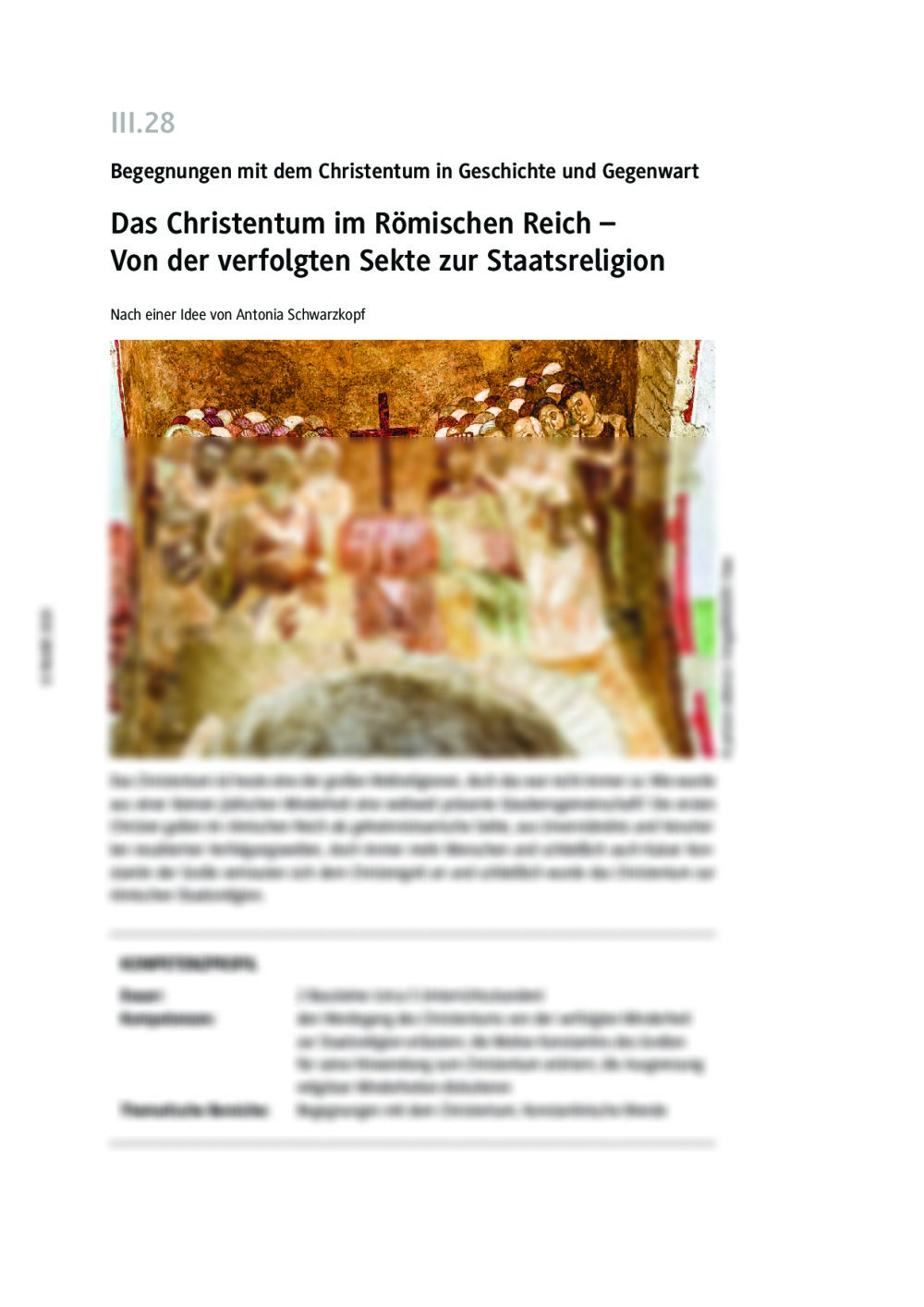 Das Christentum im Römischen Reich - Seite 1
