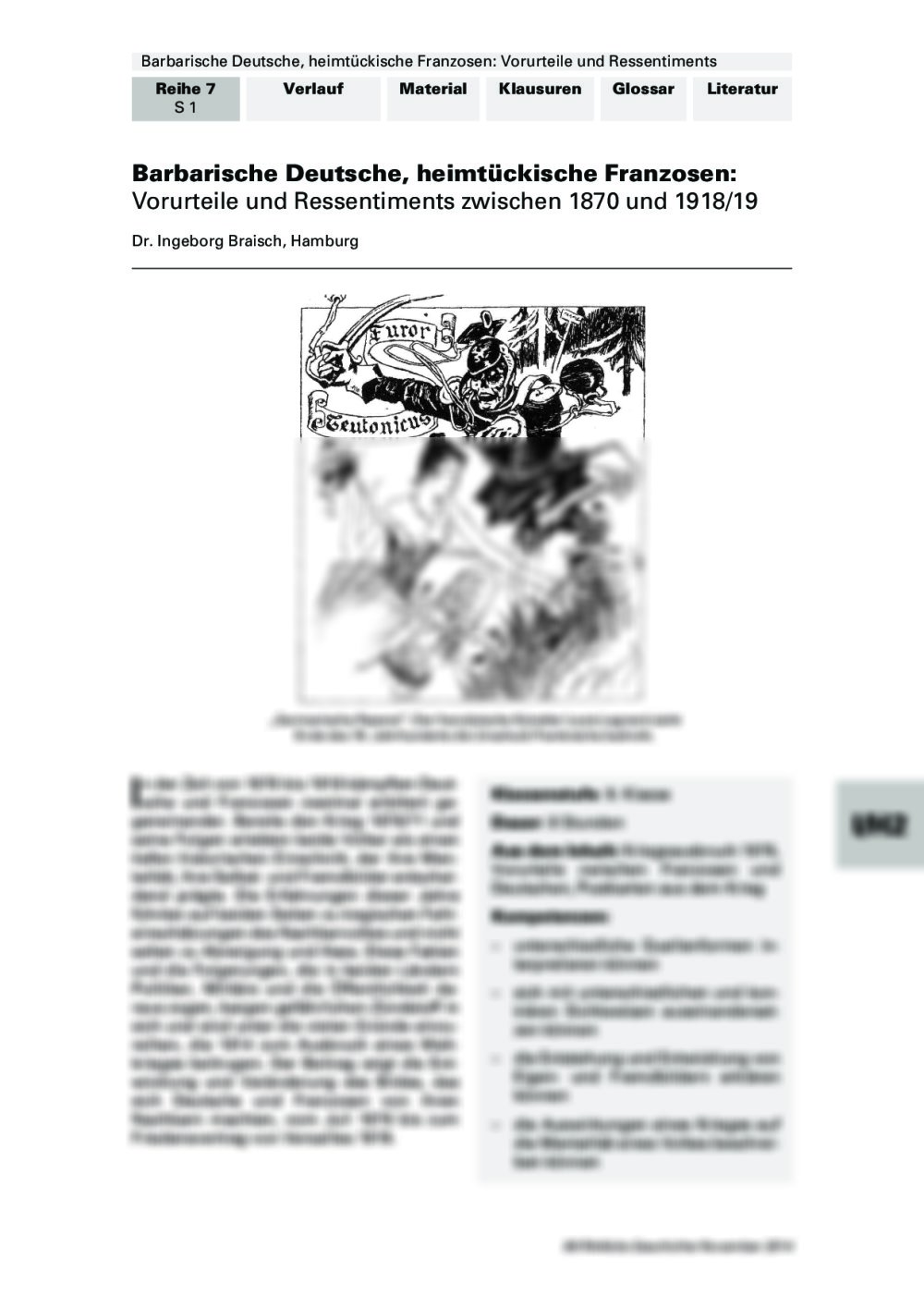 Vorurteile und Ressentiments zwischen 1870 und 1918/19 - Seite 1