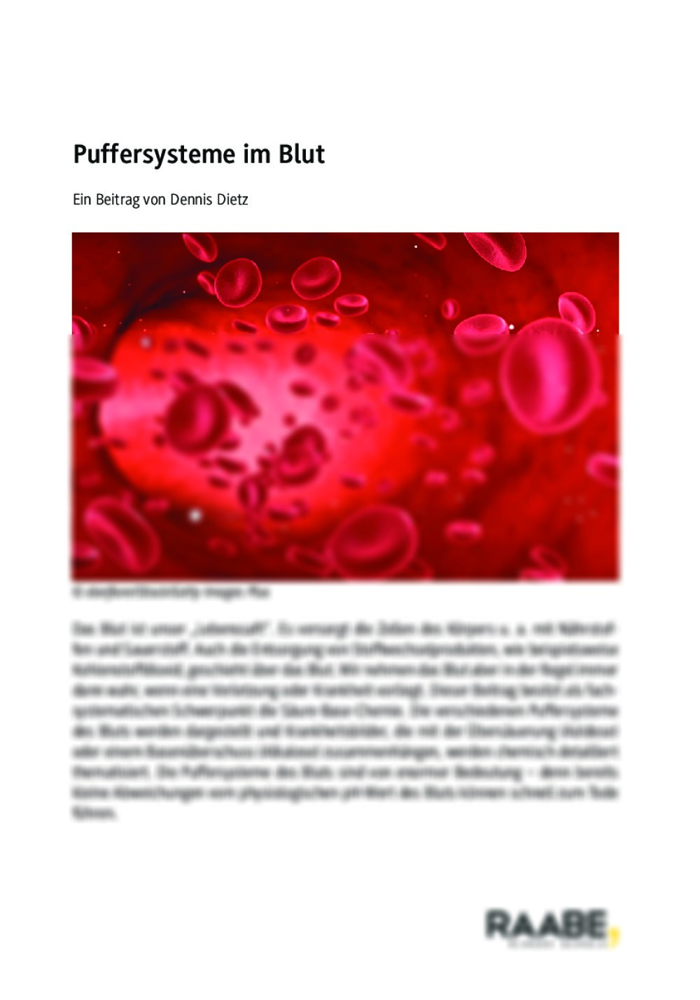 Puffersysteme im Blut - Seite 1
