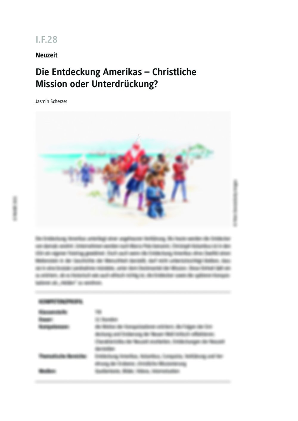 Die Entdeckung Amerikas - Christliche Mission oder Unterdrückung? - Seite 1