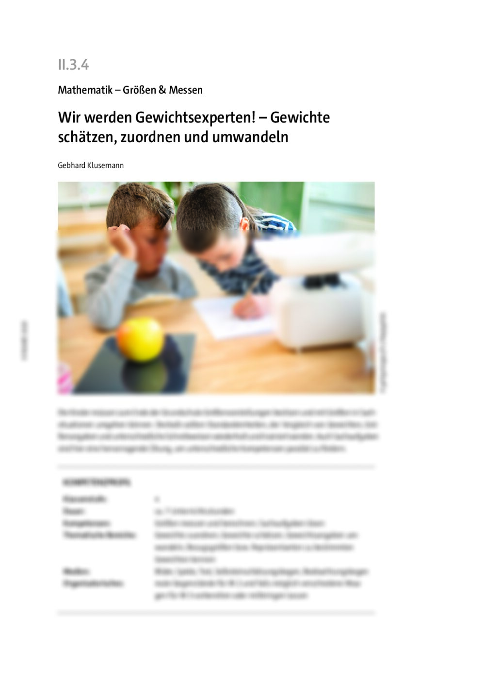 Wir werden Gewichtsexperten! - Seite 1