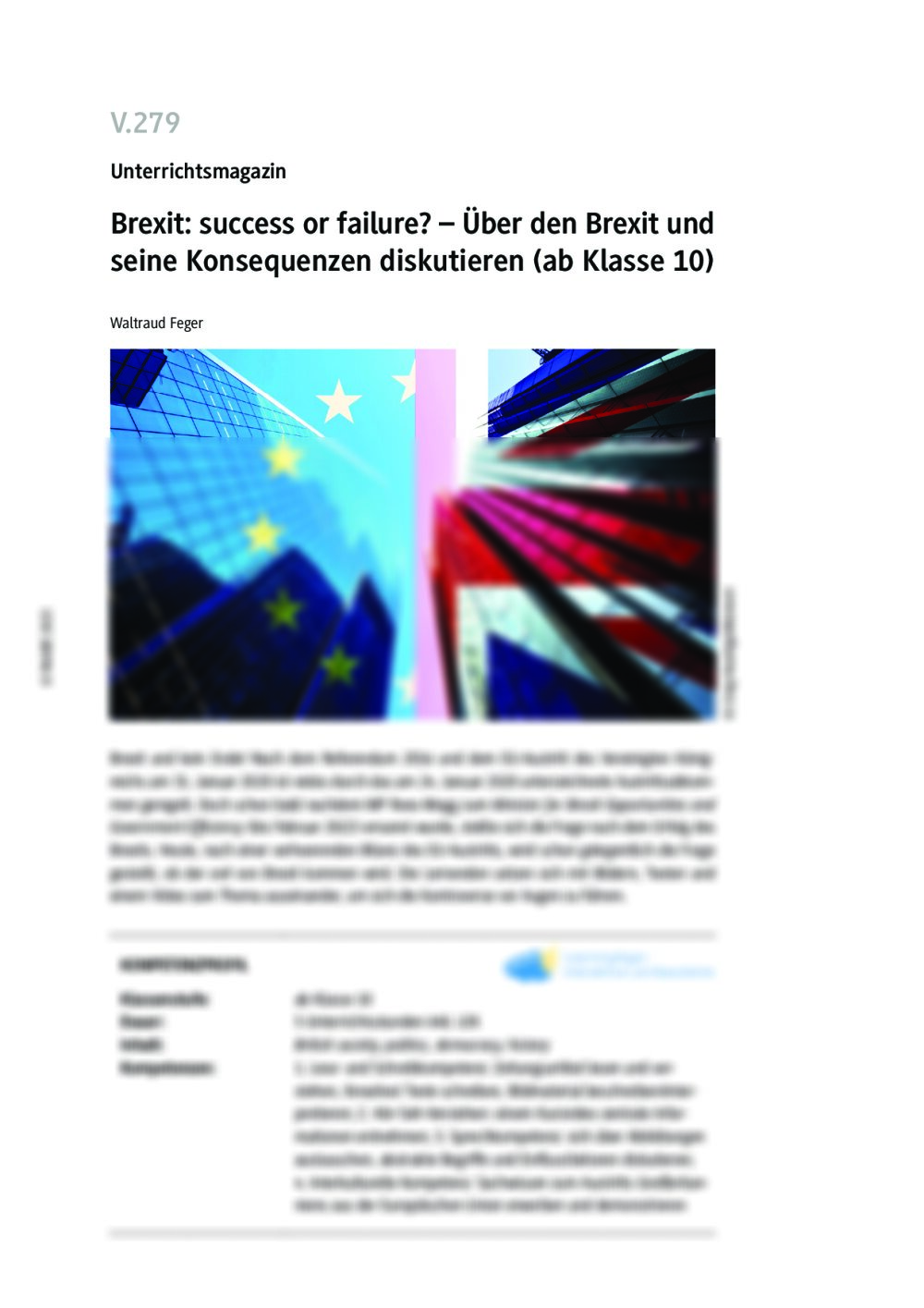 Brexit: success or failure?  - Seite 1