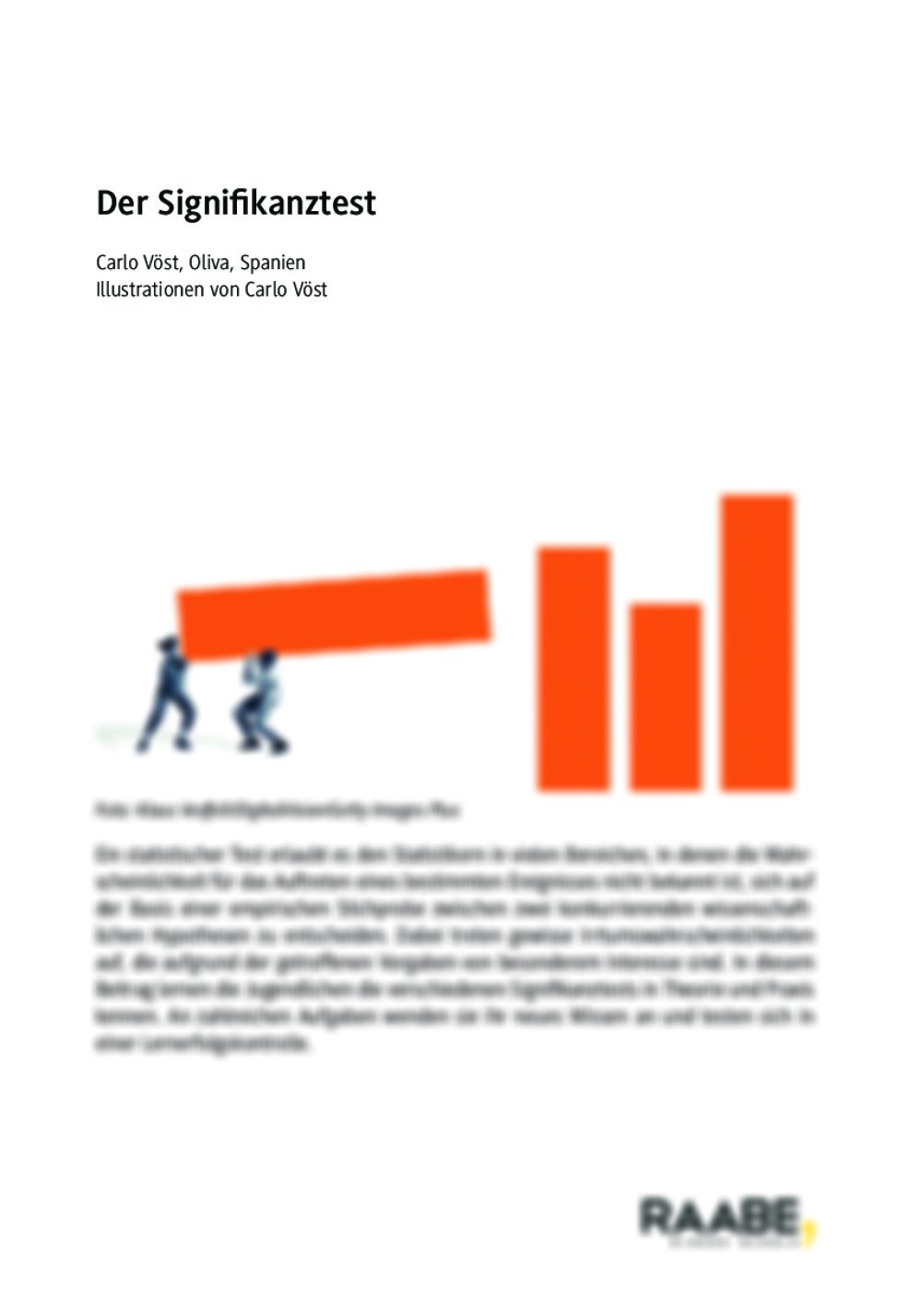 Der Signifikanztest - Seite 1