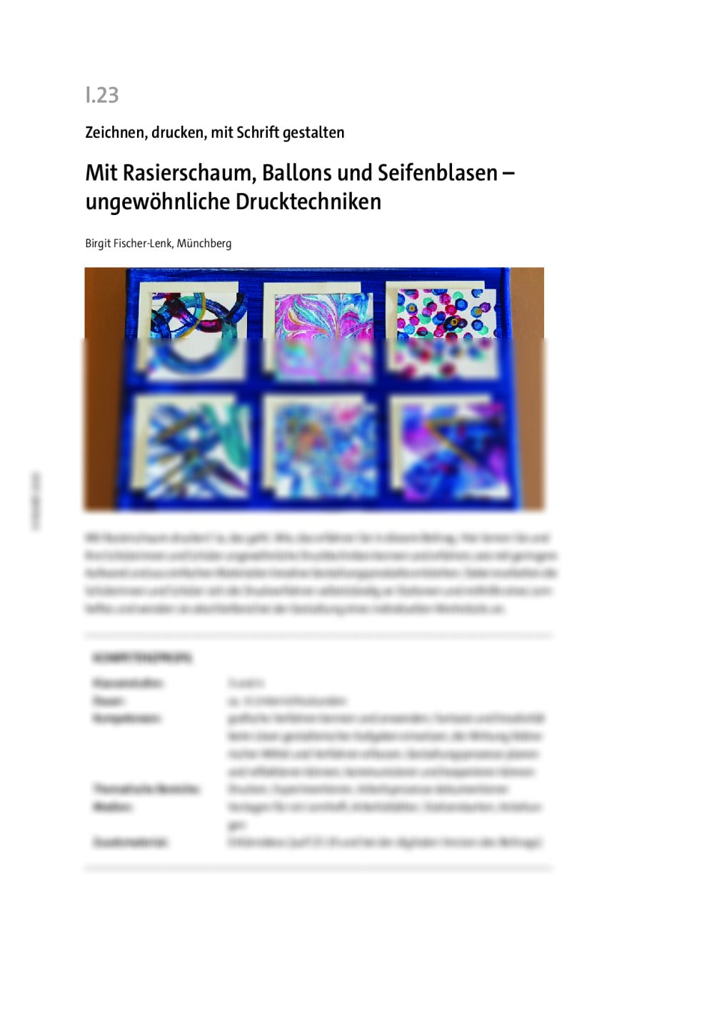 Mit Rasierschaum, Ballons und Seifenblasen - Seite 1
