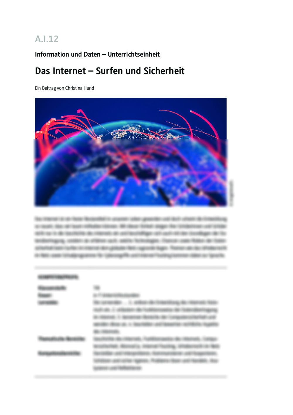 Das Internet - Seite 1