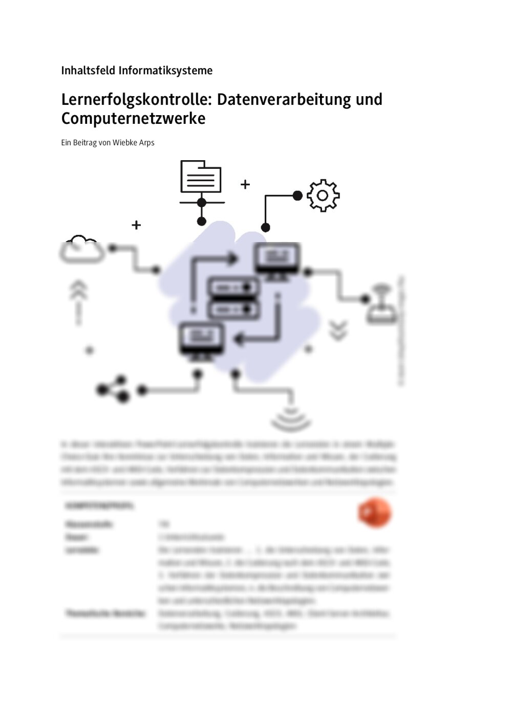 LEK: Datenverarbeitung und Computernetzwerke - Seite 1