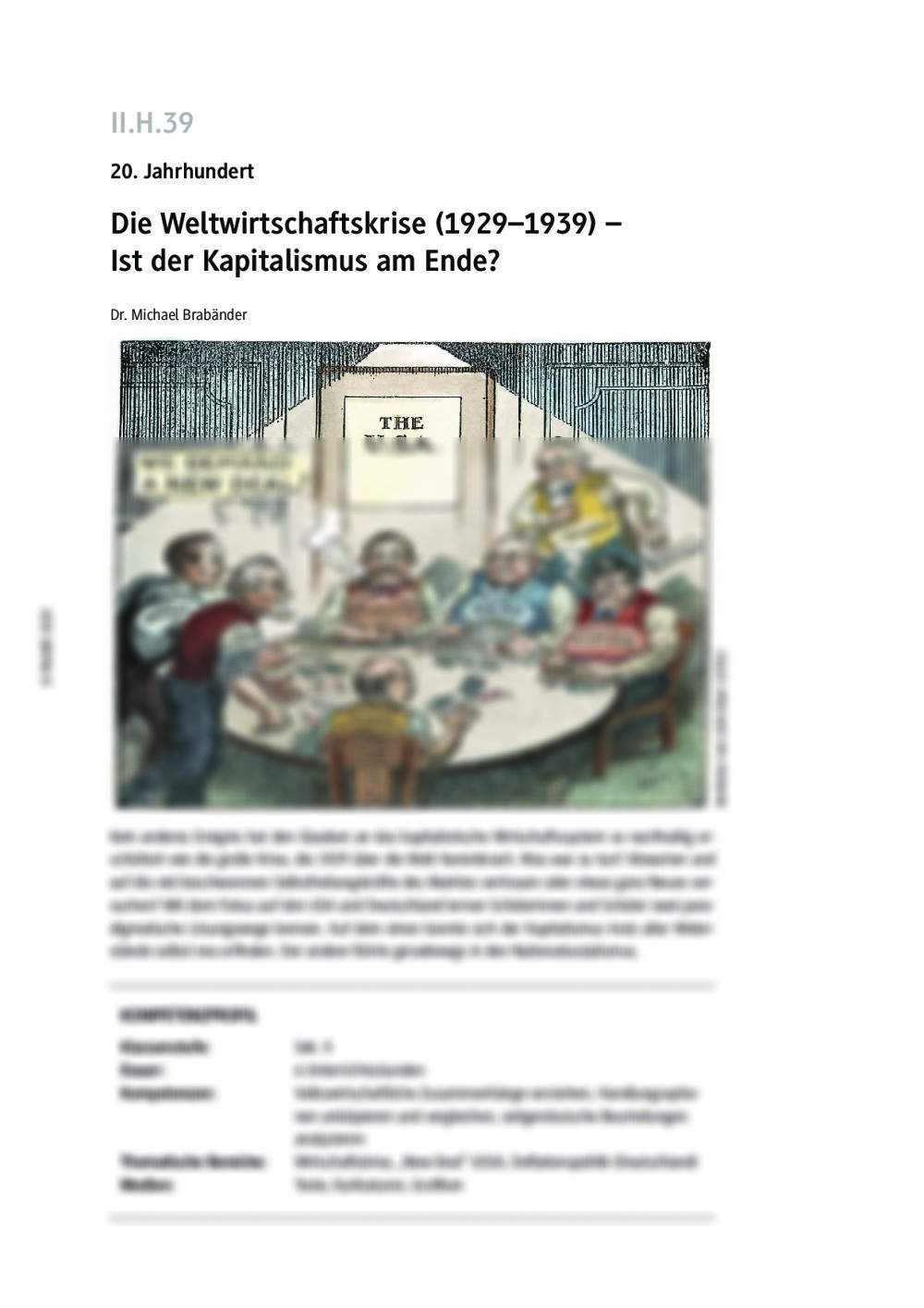 Die Weltwirtschaftskrise (1929–1939) - Seite 1