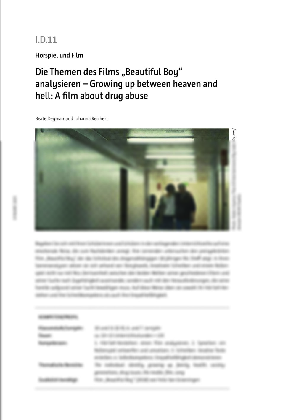 Die Themen des Films „Beautiful Boy” analysieren - Seite 1