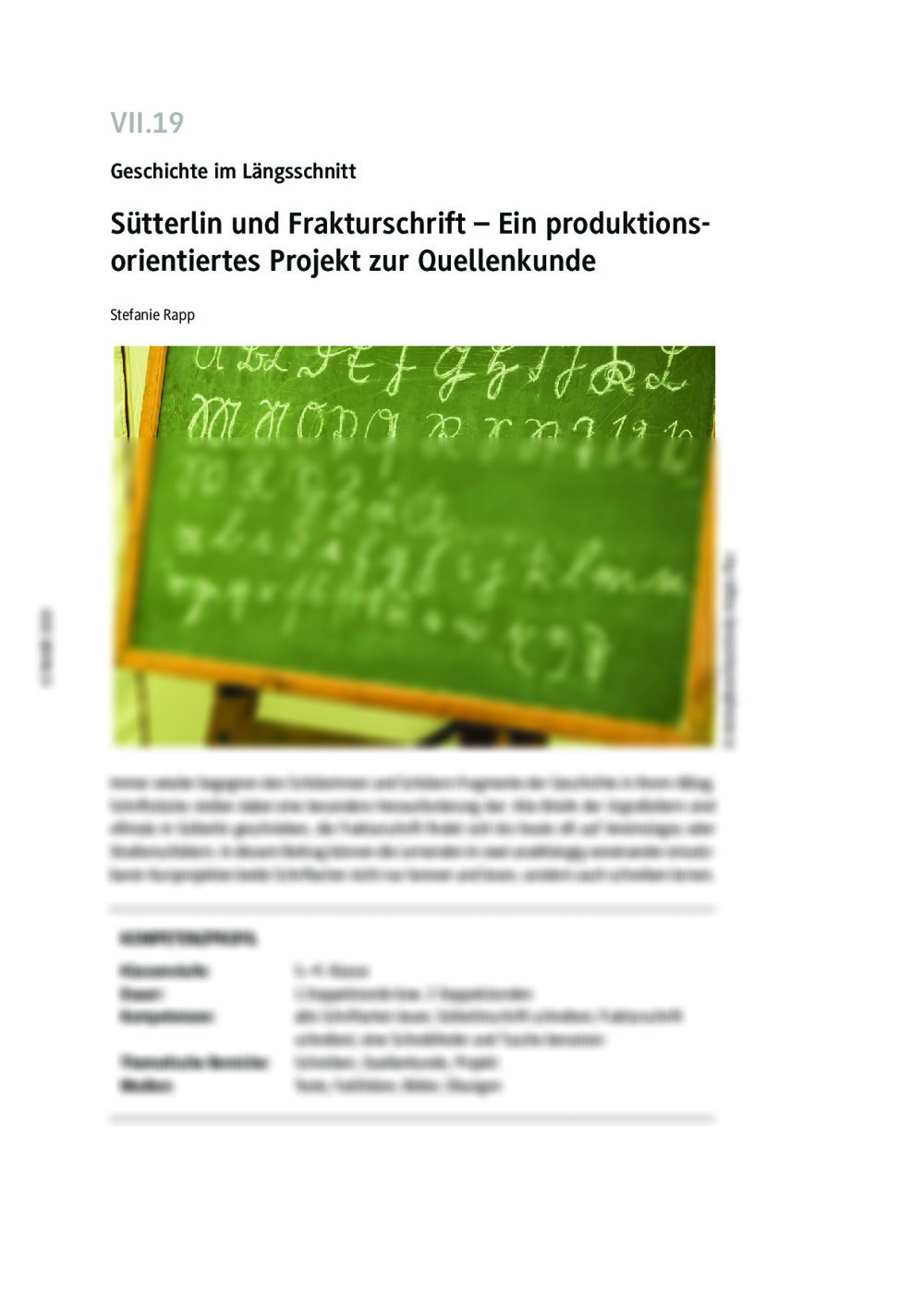 Sütterlin und Frakturschrift - Seite 1