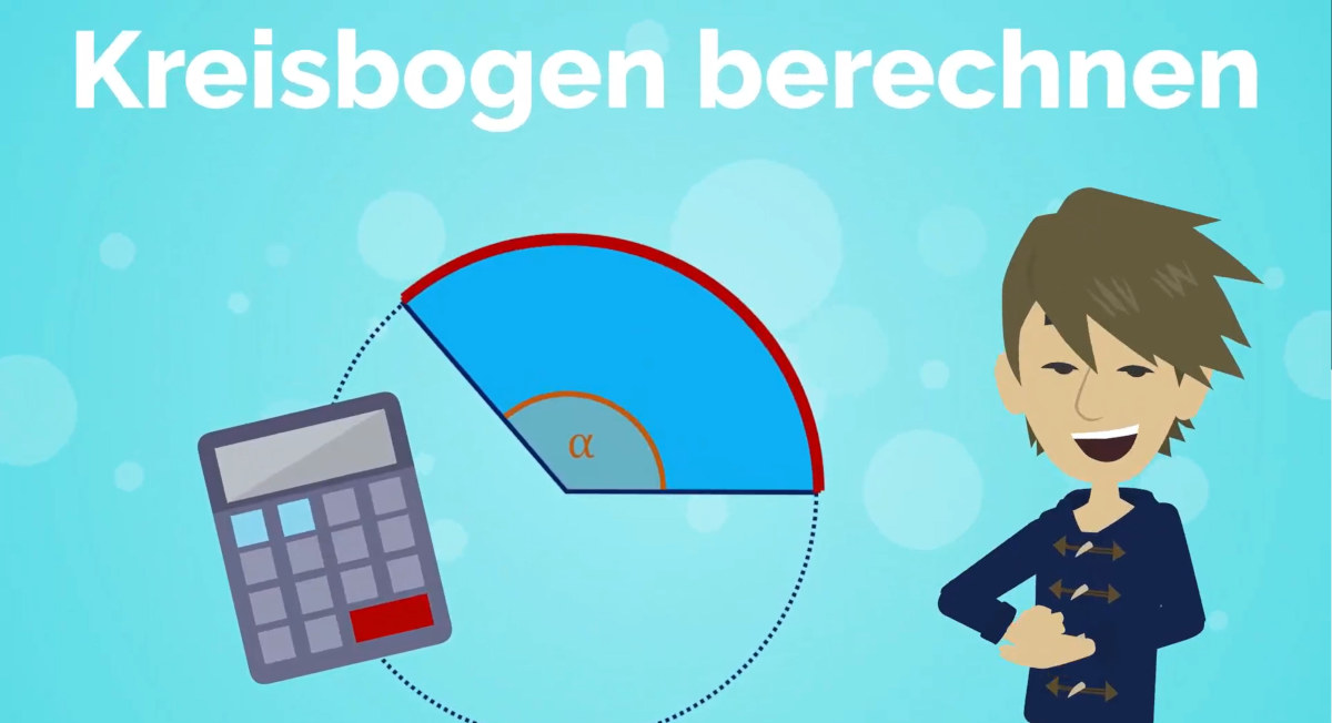Erklärvideo: Kreisbogen und Kreisausschnitt
