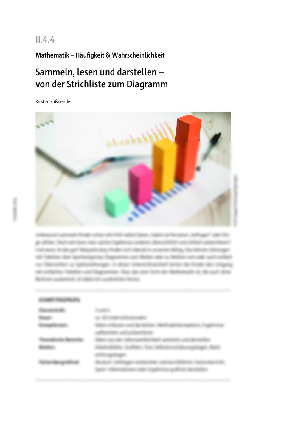 Sammeln, lesen und darstellen - Seite 1
