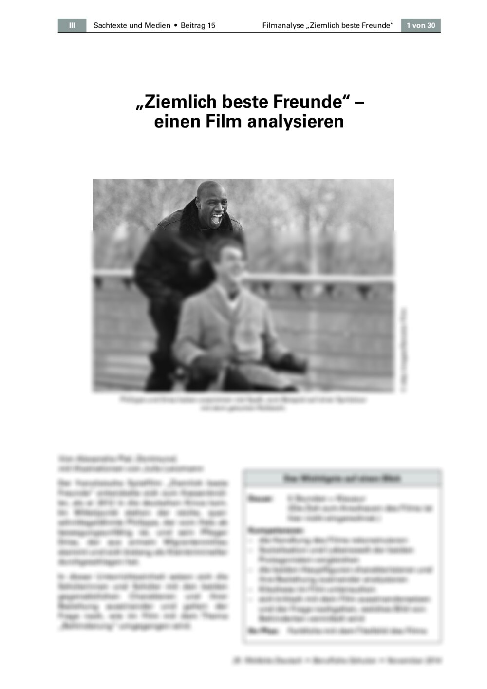 Einen Film analysieren - Seite 1