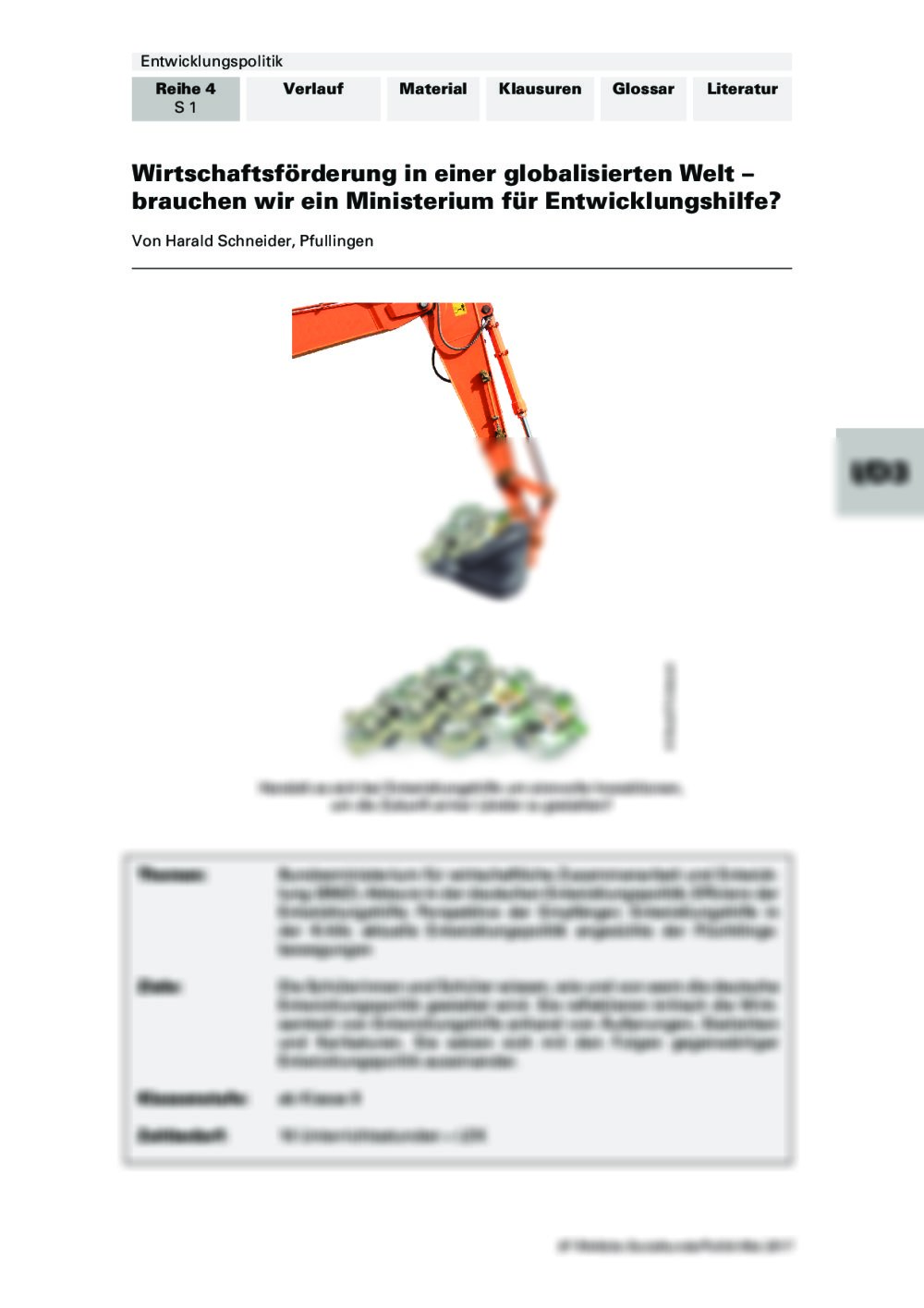 Brauchen wir ein Ministerium für Entwicklungshilfe? - Seite 1