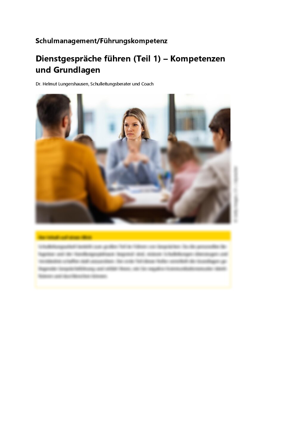 Dienstgespräche führen (Teil 1) - Seite 1