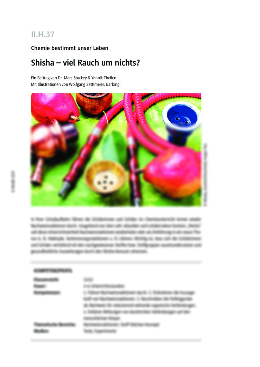 Shishas im Unterricht - Seite 1