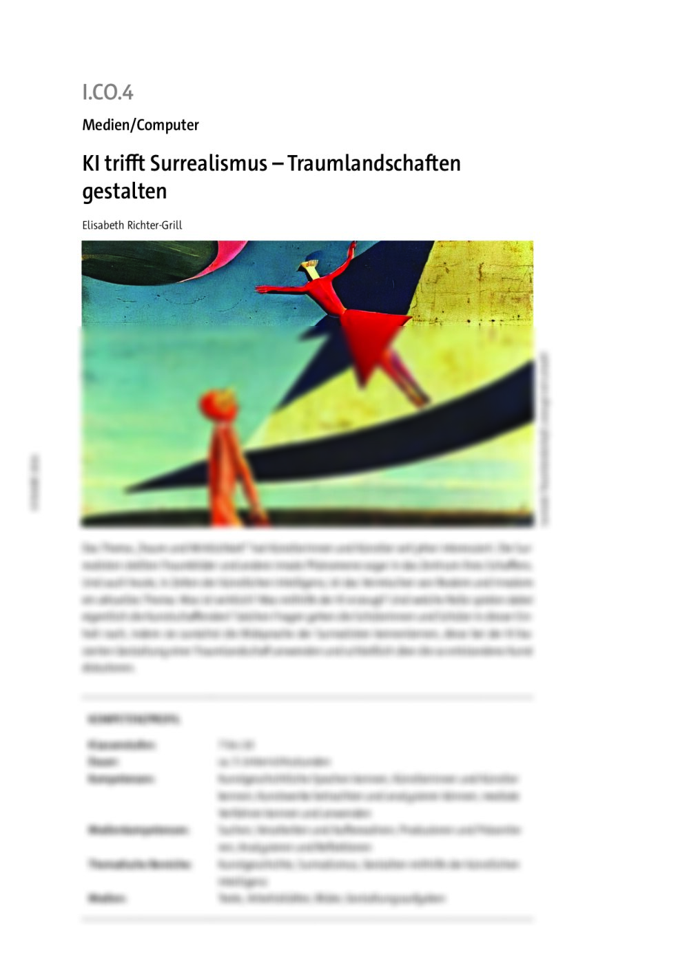 KI trifft Surrealismus - Seite 1