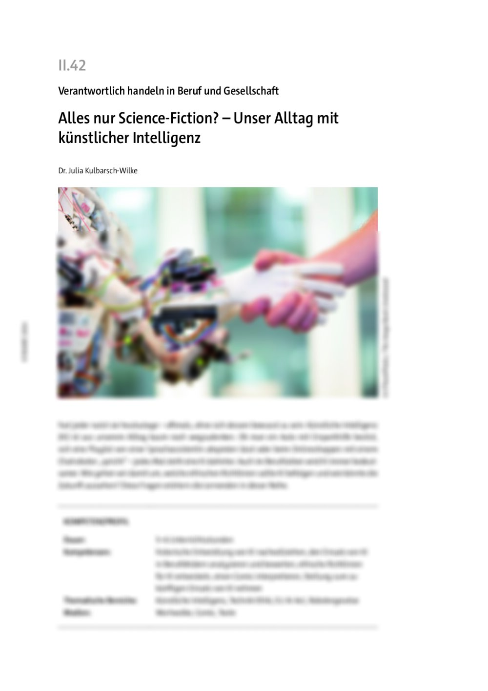 Alles nur Science-Fiction?  - Seite 1