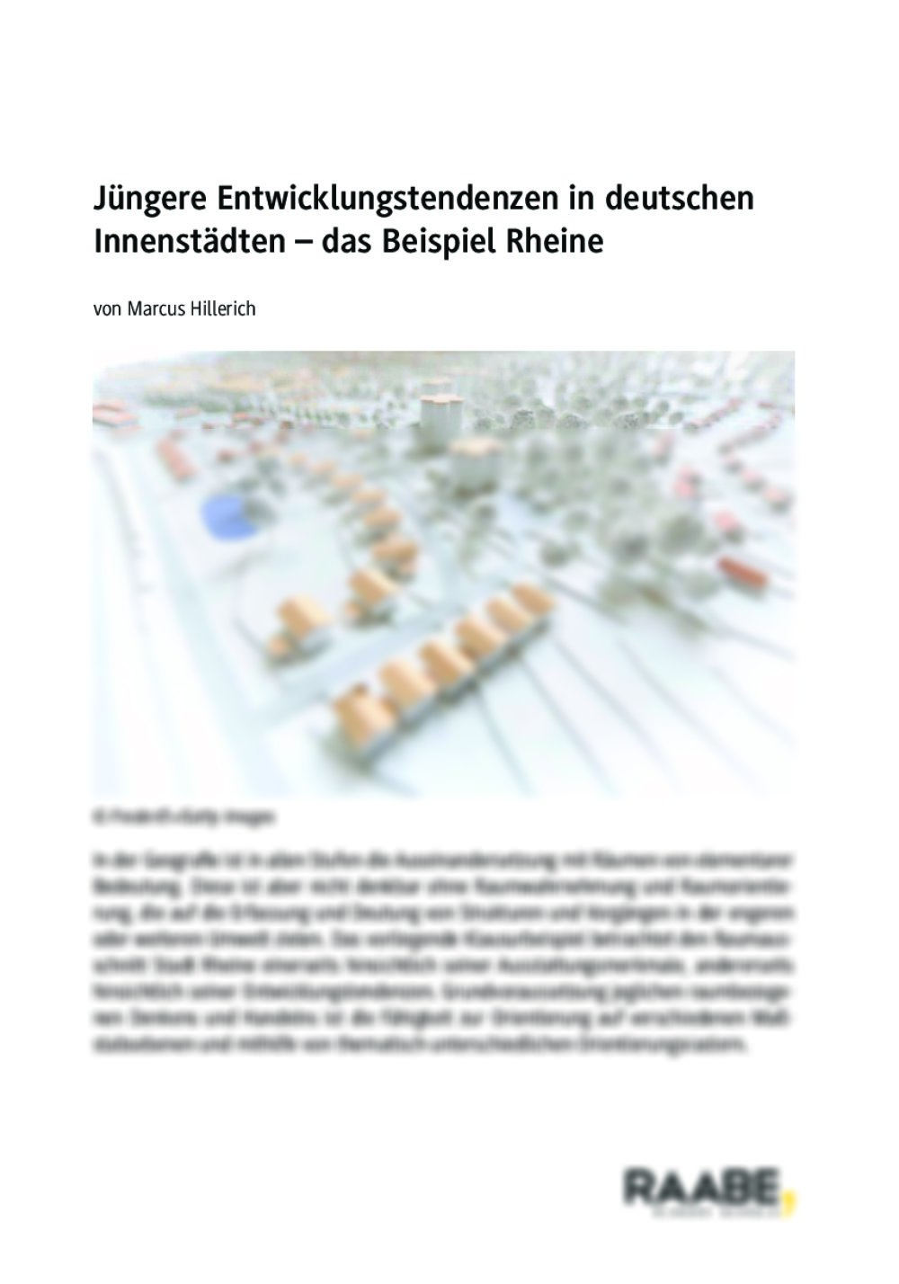 Jüngere Entwicklungstendenzen in deutschen Innenstädten - Seite 1