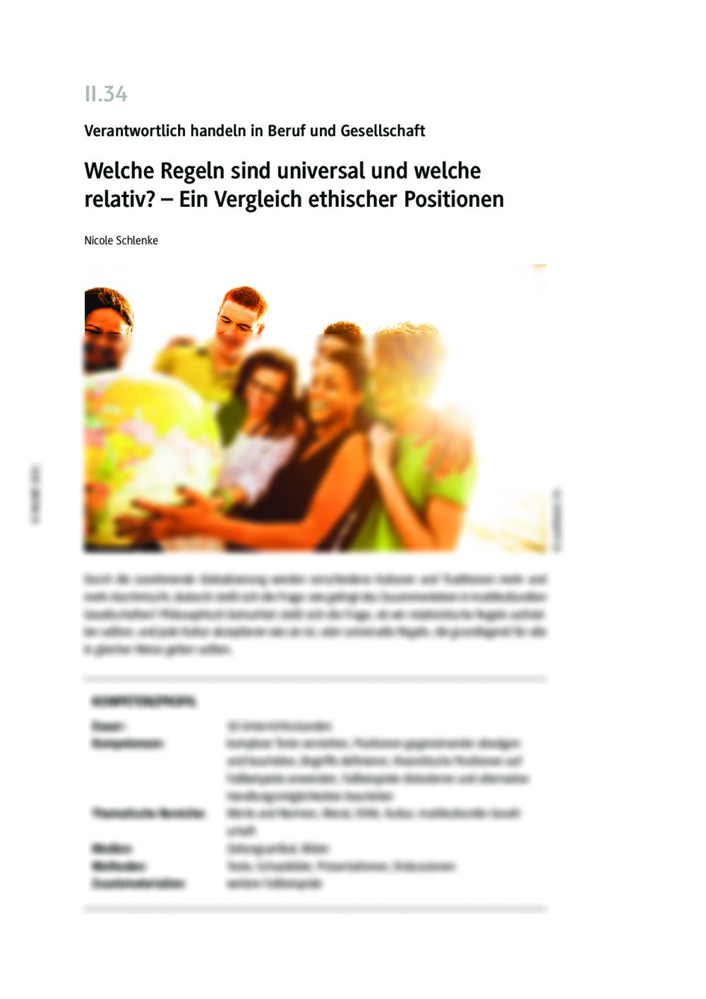 Welche Regeln sind universal und welche relativ? - Seite 1