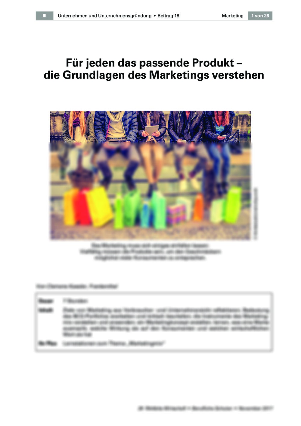 Die Grundlagen des Marketings verstehen - Seite 1