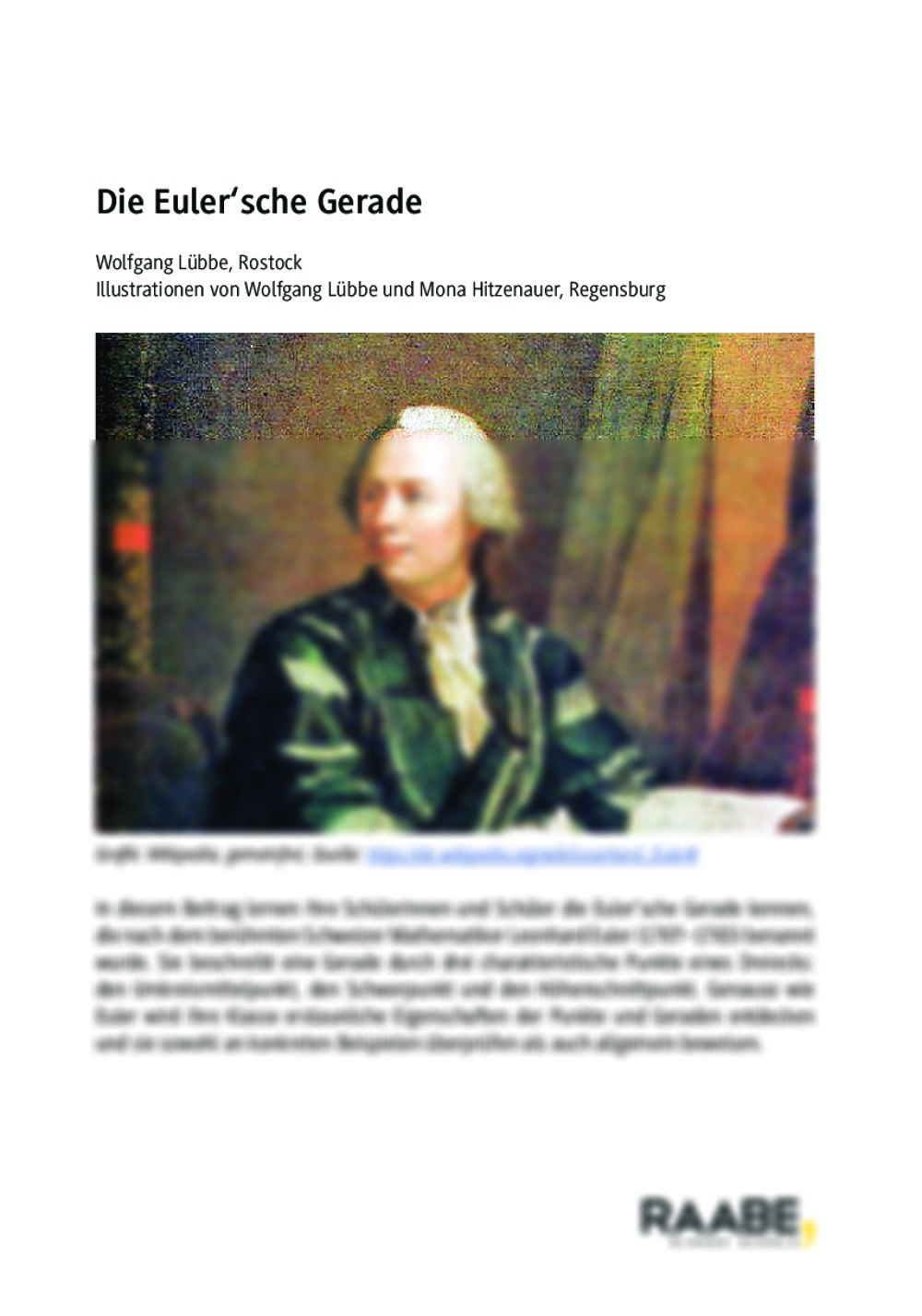 Die Euler‘sche Gerade - Seite 1