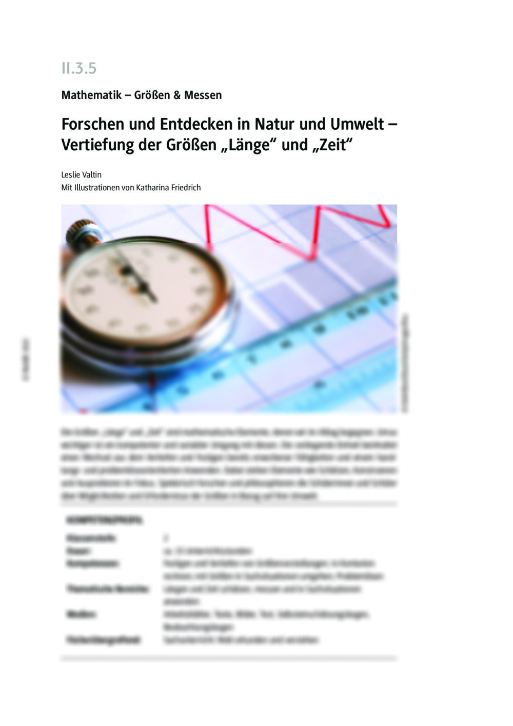 Forschen und Entdecken in Natur und Umwelt - Seite 1