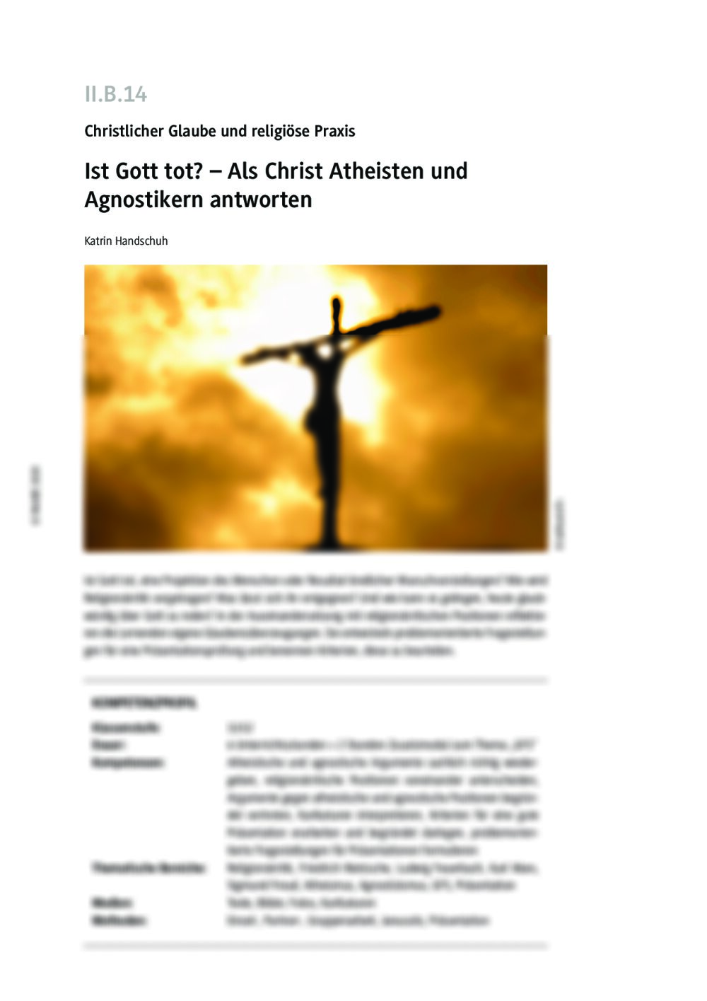 Ist Gott tot? - Seite 1