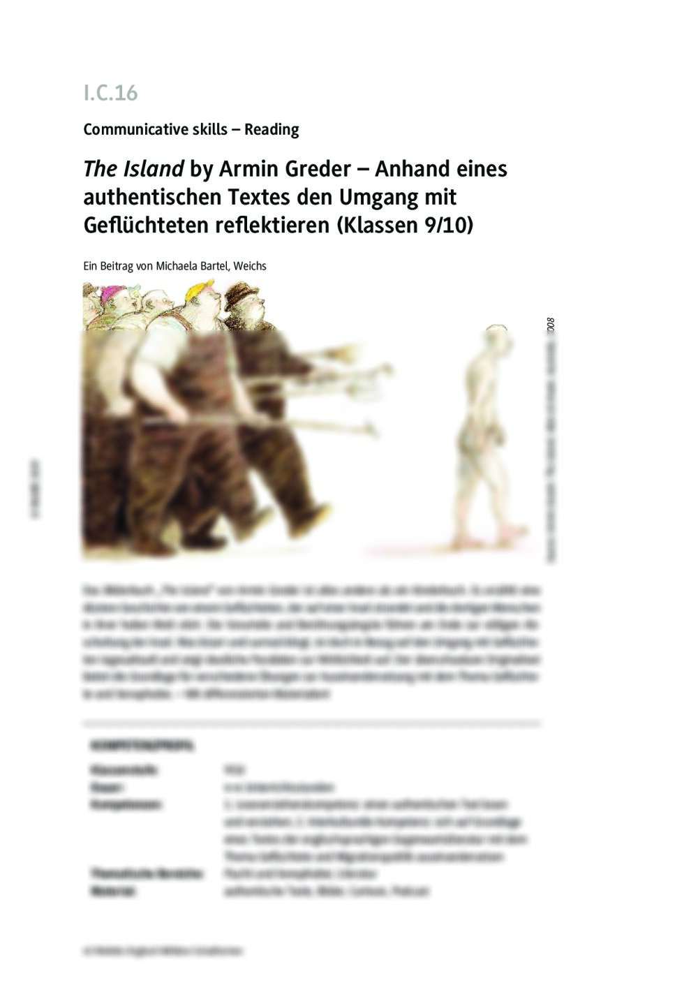 "The Island" by Armin Greder - Seite 1