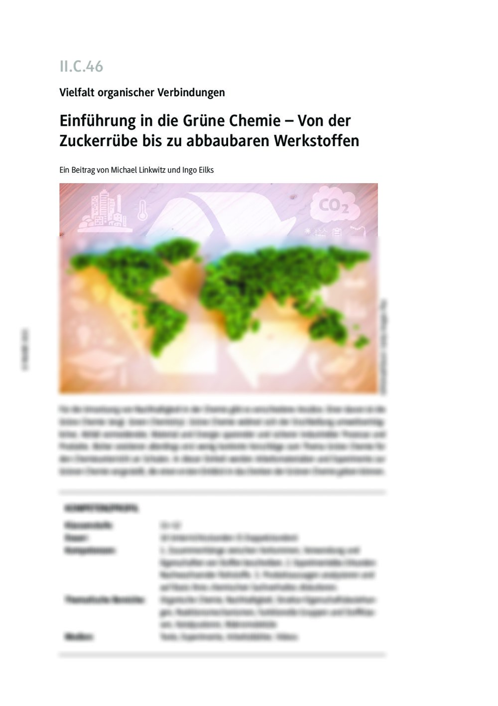 Einführung in die Grüne Chemie - Seite 1