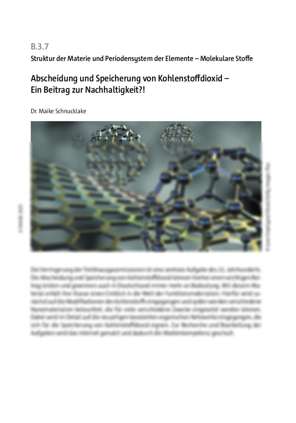 Abscheidung und Speicherung von Kohlenstoffdioxid  - Seite 1