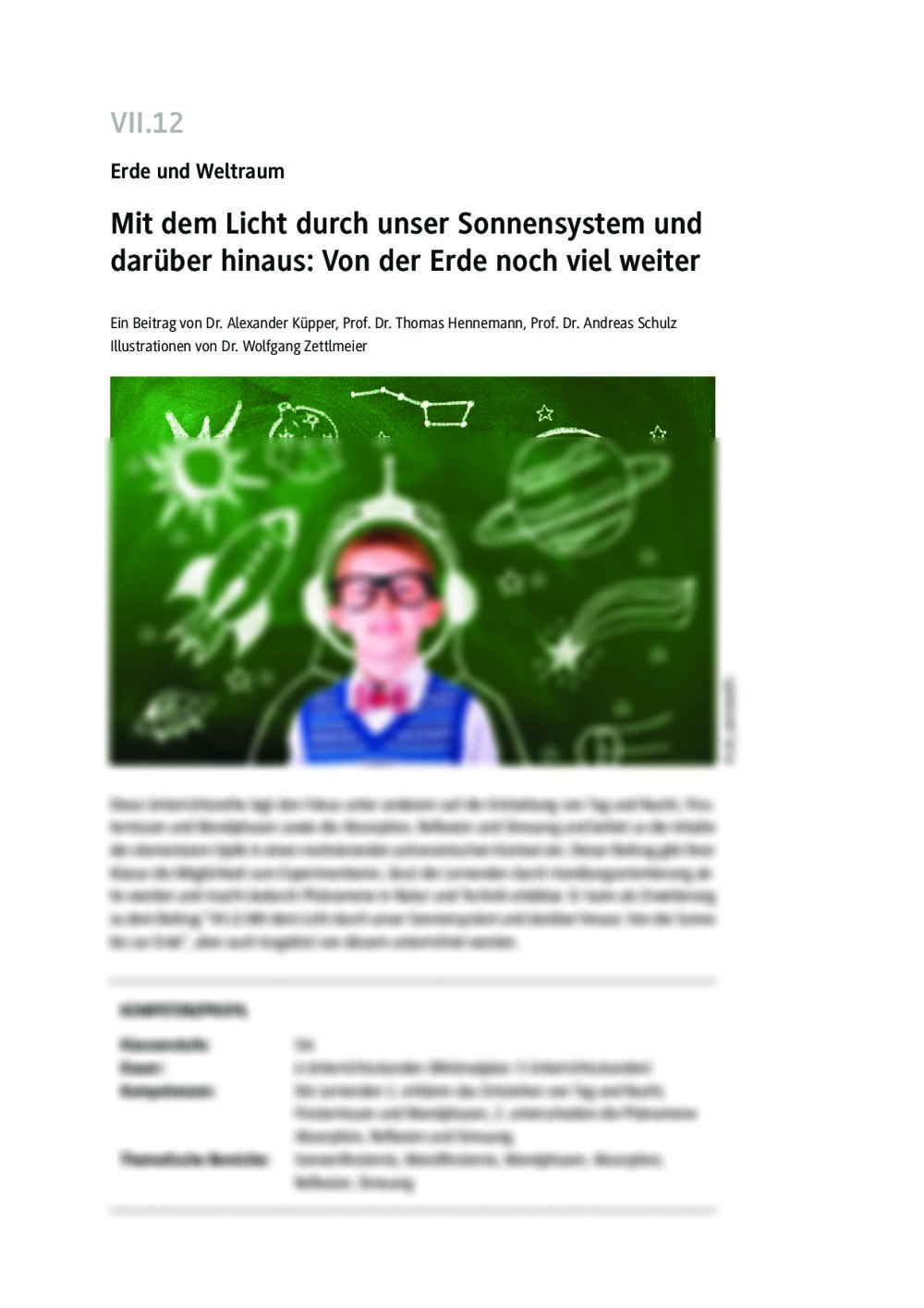 Mit dem Licht durch unser Sonnensystem und darüber hinaus: - Seite 1