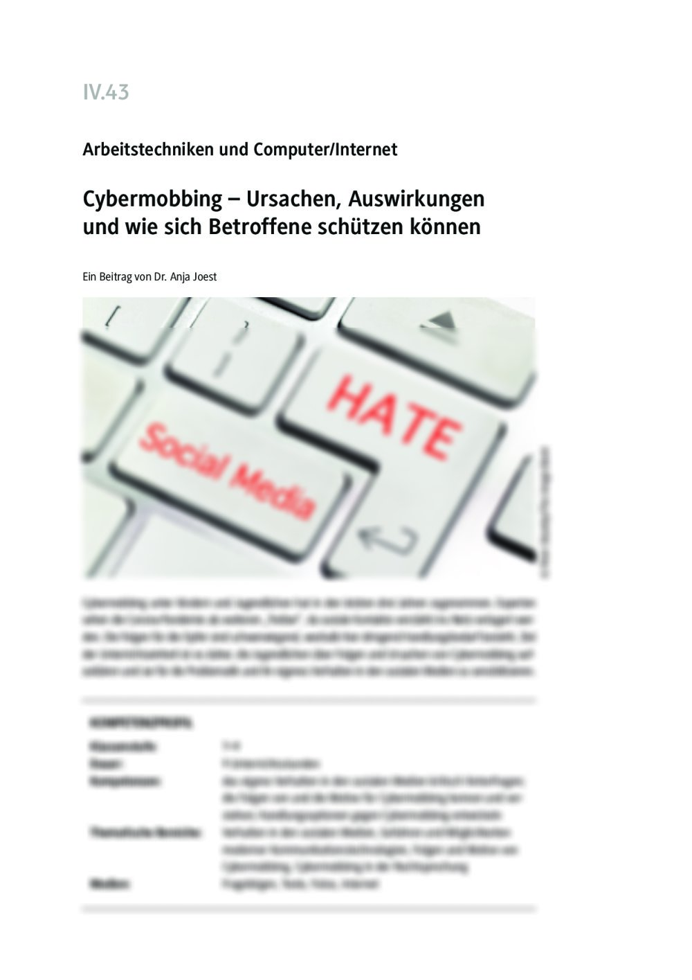 Cybermobbing - Seite 1