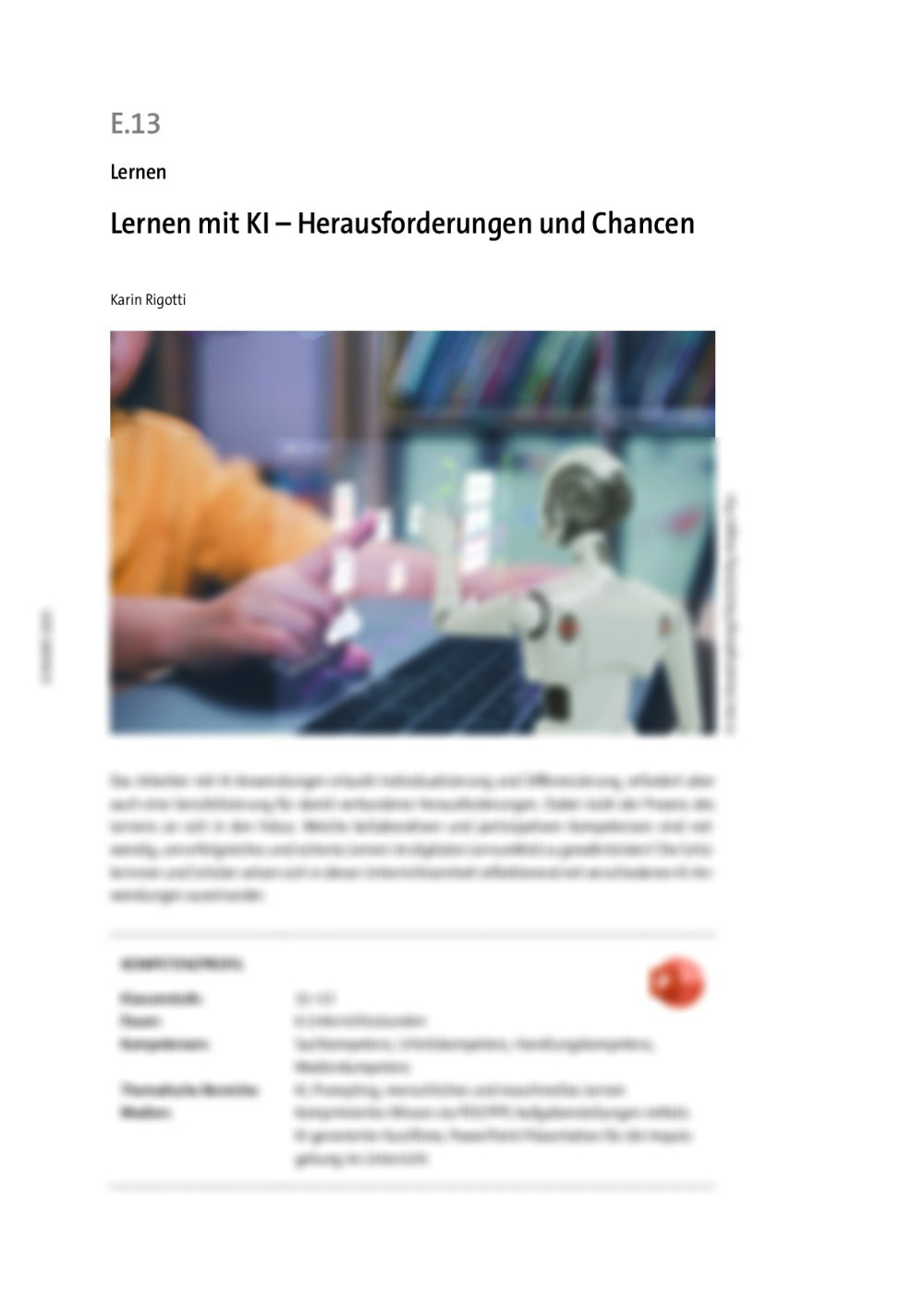 Lernen mit KI  - Seite 1