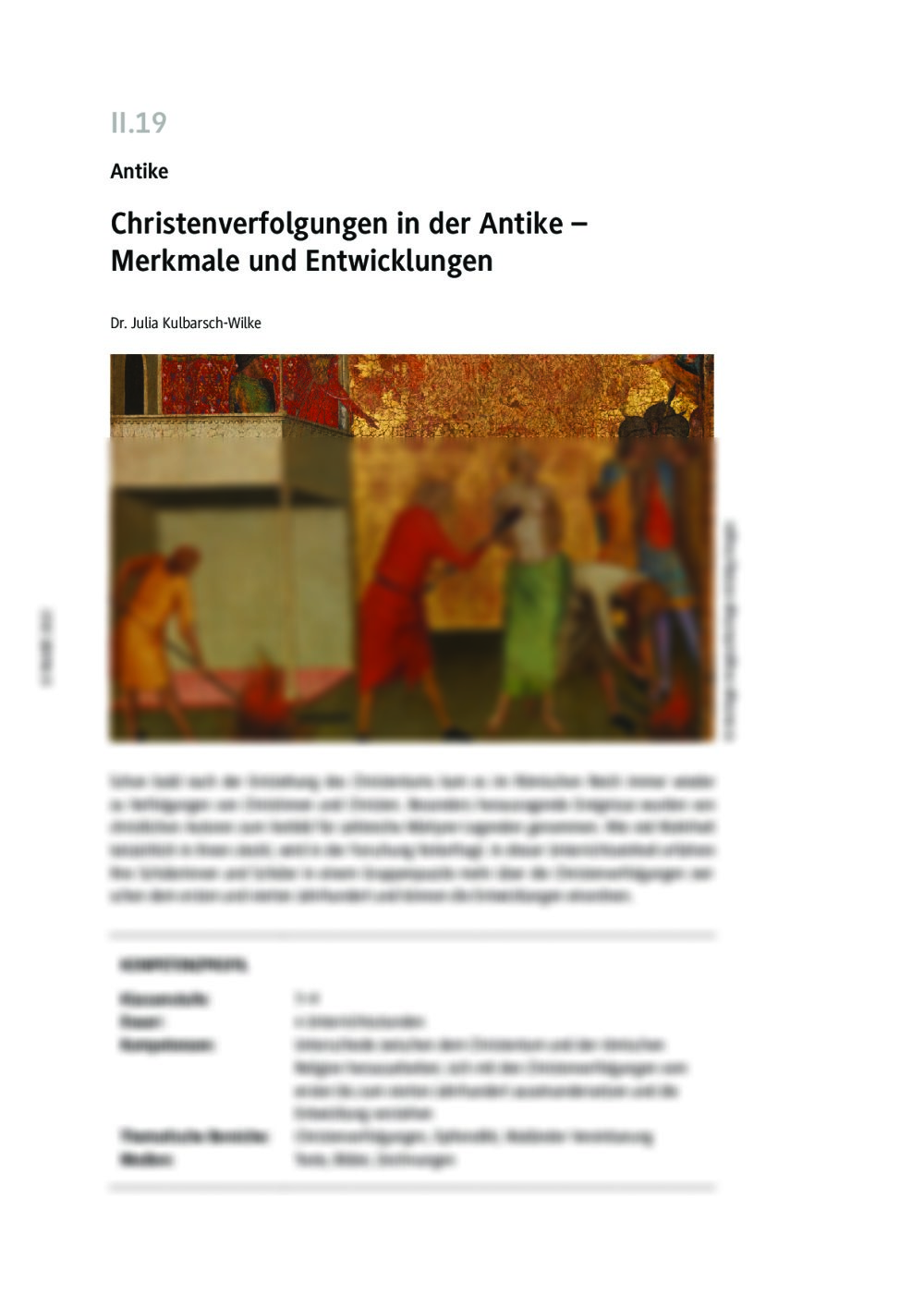 Christenverfolgung in der Antike - Seite 1