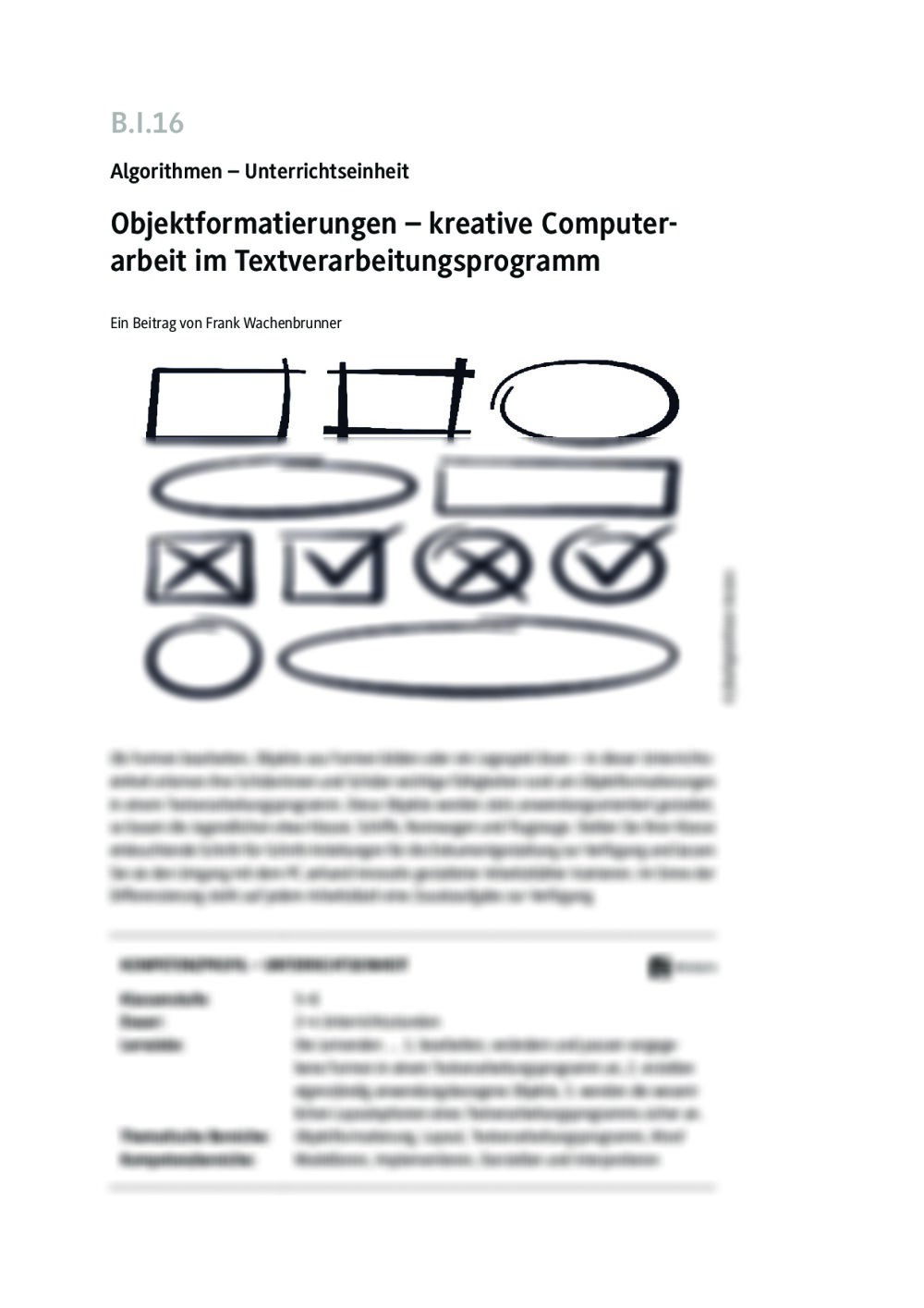 Objektformatierungen - Seite 1