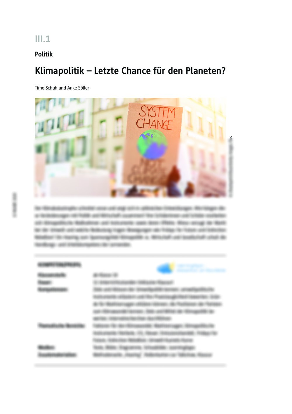 Klimapolitik - Seite 1