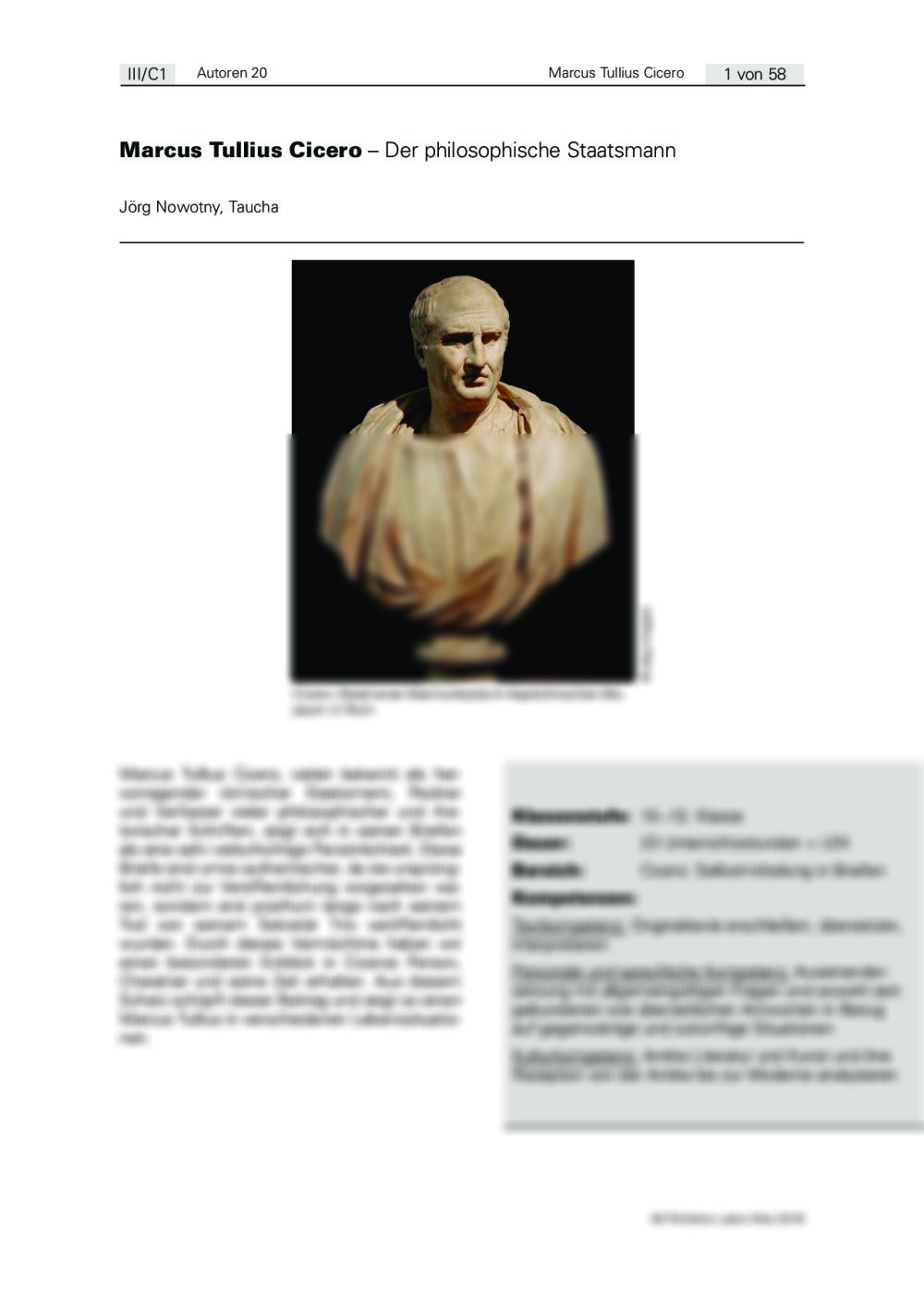 Marcus Tullius Cicero - Seite 1