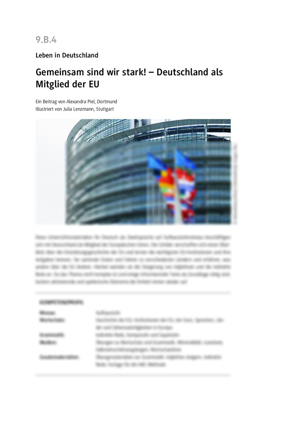 Deutschland als Mitglied der EU - Seite 1