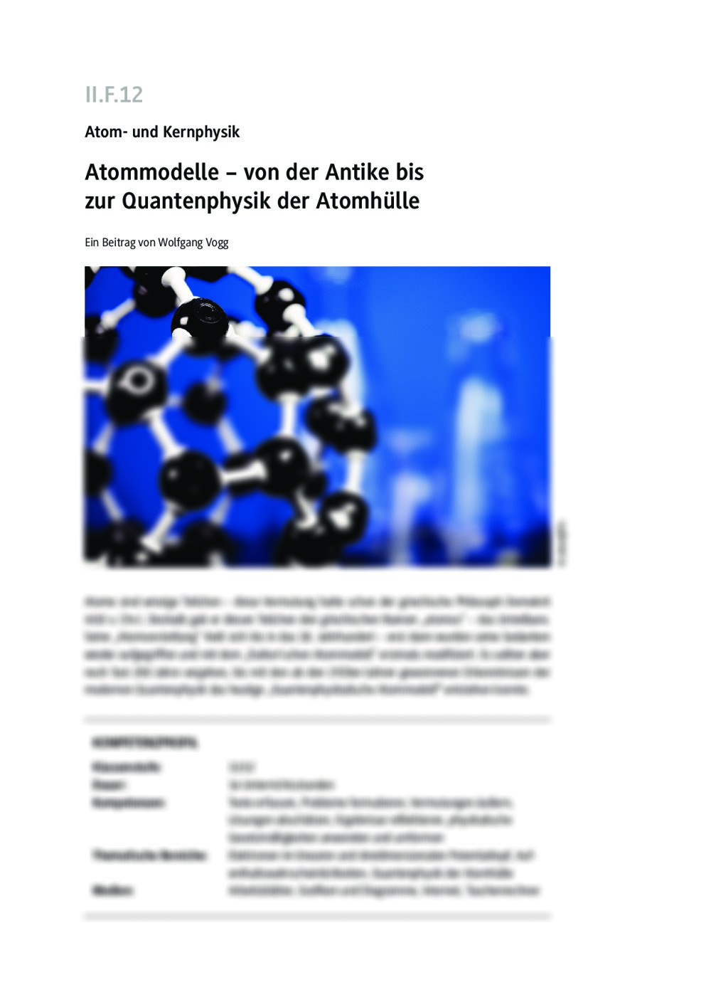 Atommodelle - Seite 1