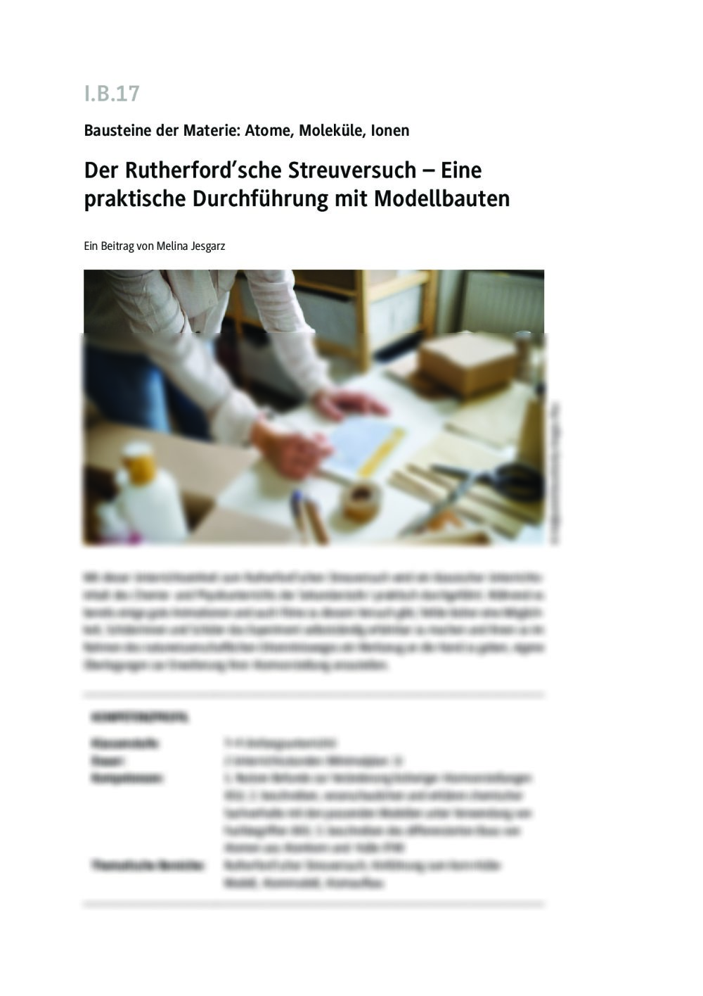 Der Rutherford’sche Streuversuch - Seite 1