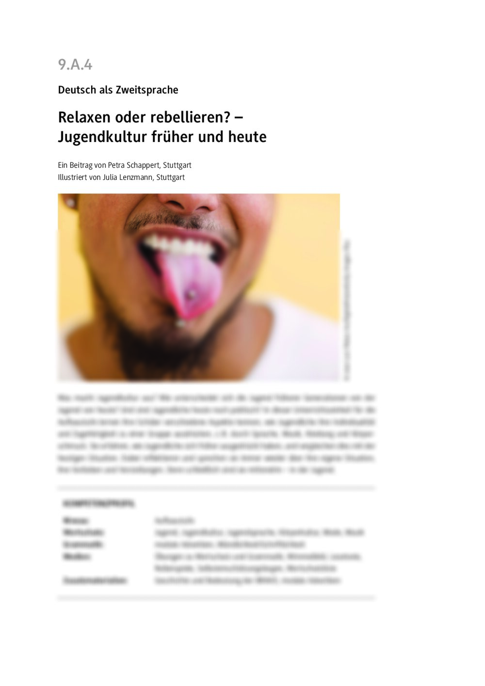 Relaxen oder rebellieren? - Seite 1