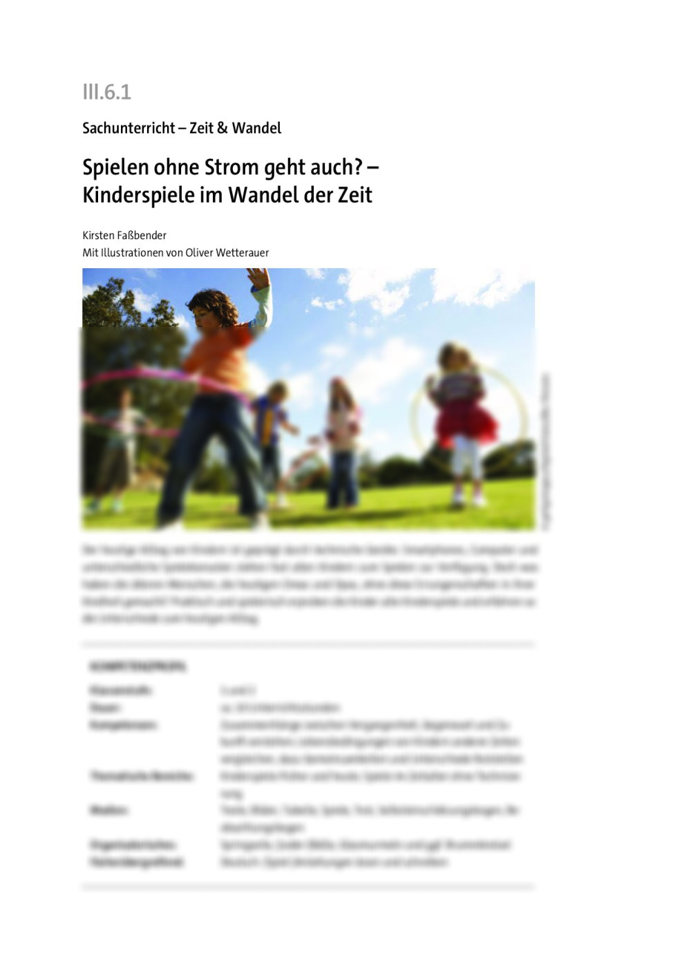 Spielen ohne Strom geht auch? - Seite 1