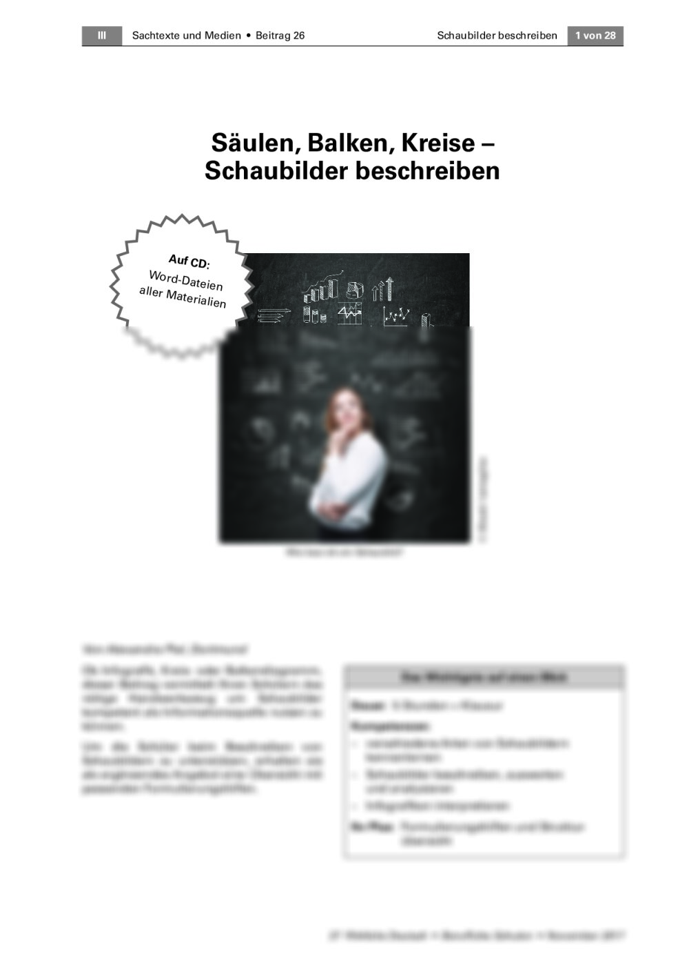 Schaubilder beschreiben - Seite 1