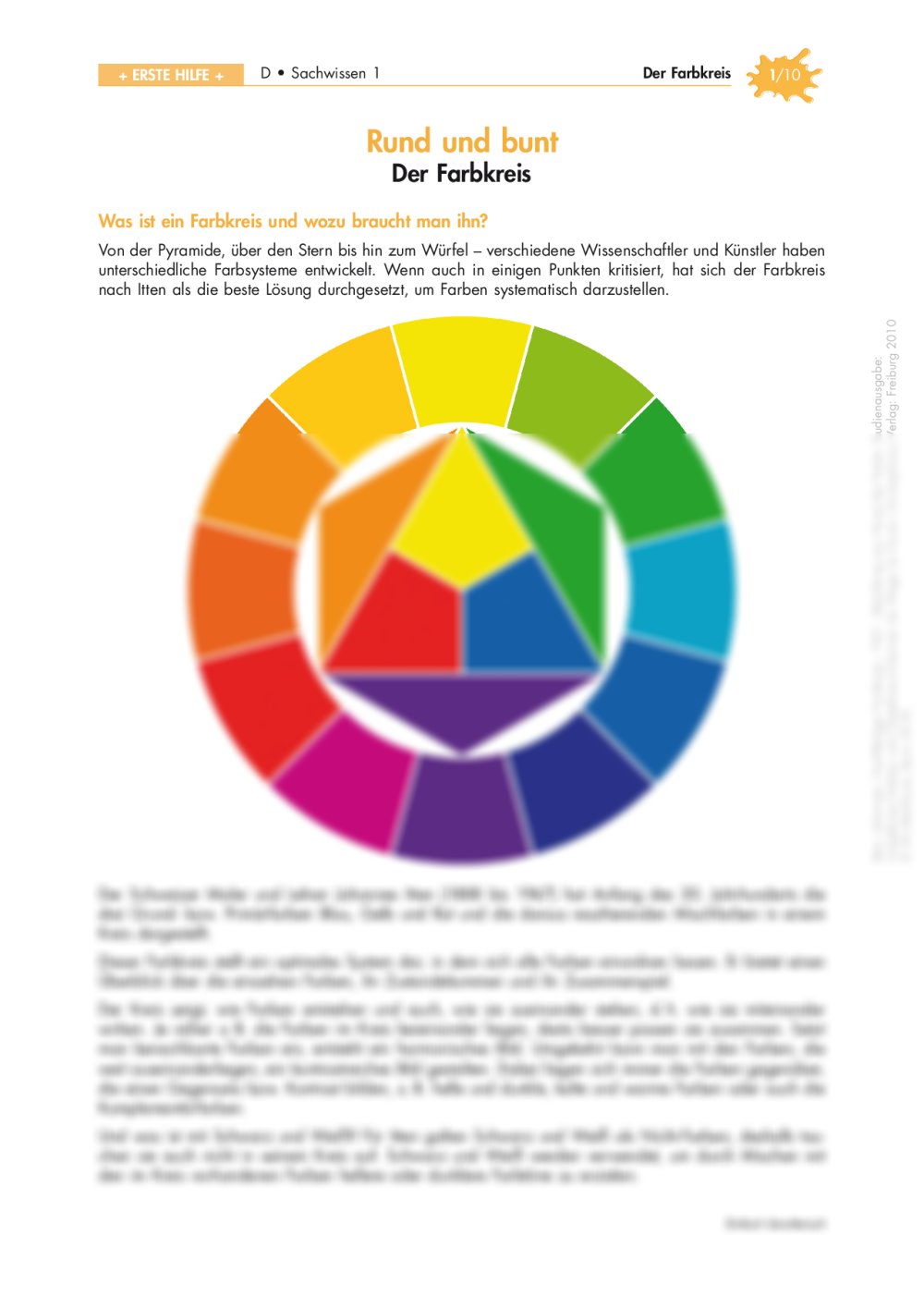 Der Farbkreis - Seite 1