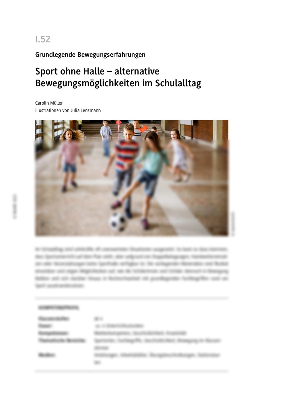Sport ohne Halle - Seite 1