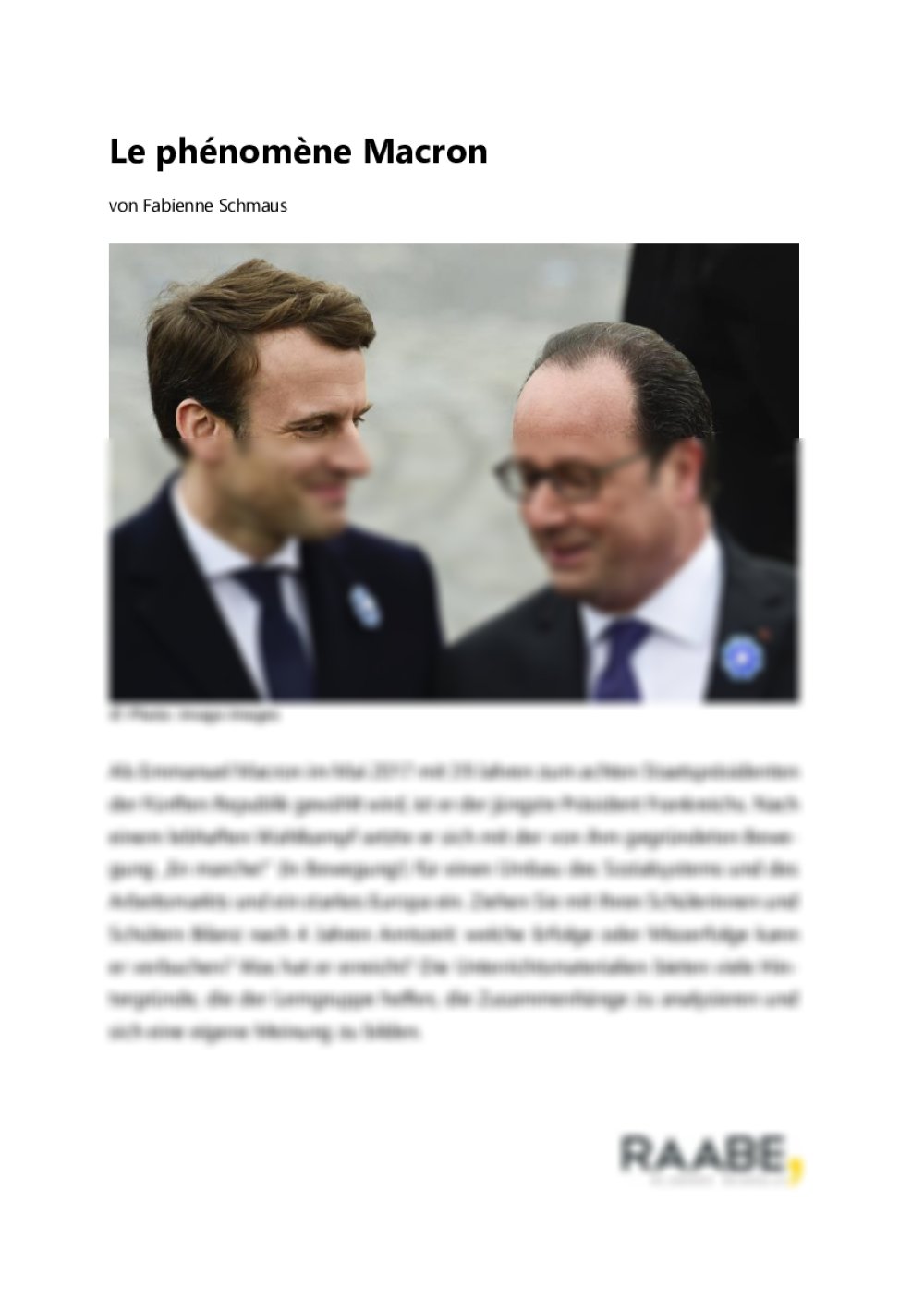 Le phénomène Macron - Seite 1