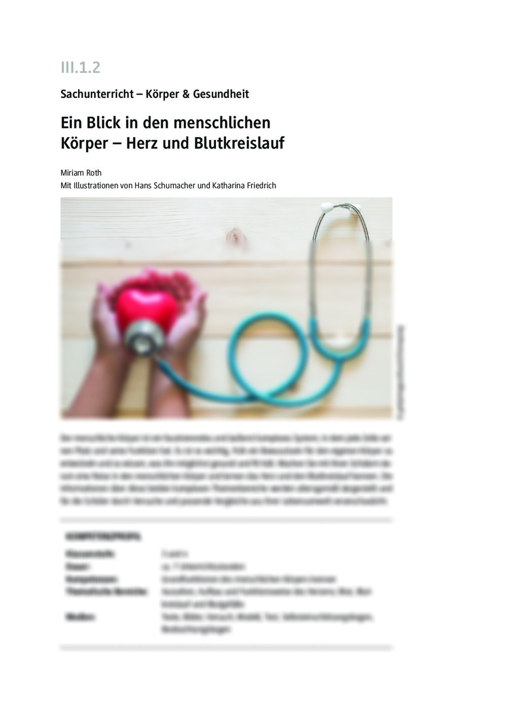 Herz und Blutkreislauf - Seite 1