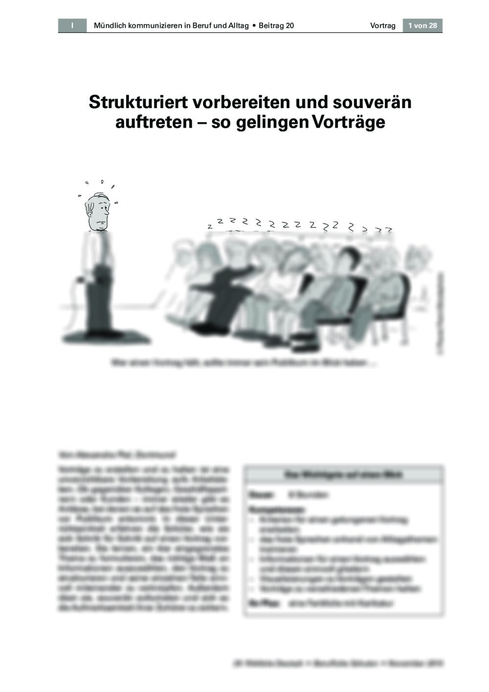 So gelingen Vorträge - Seite 1