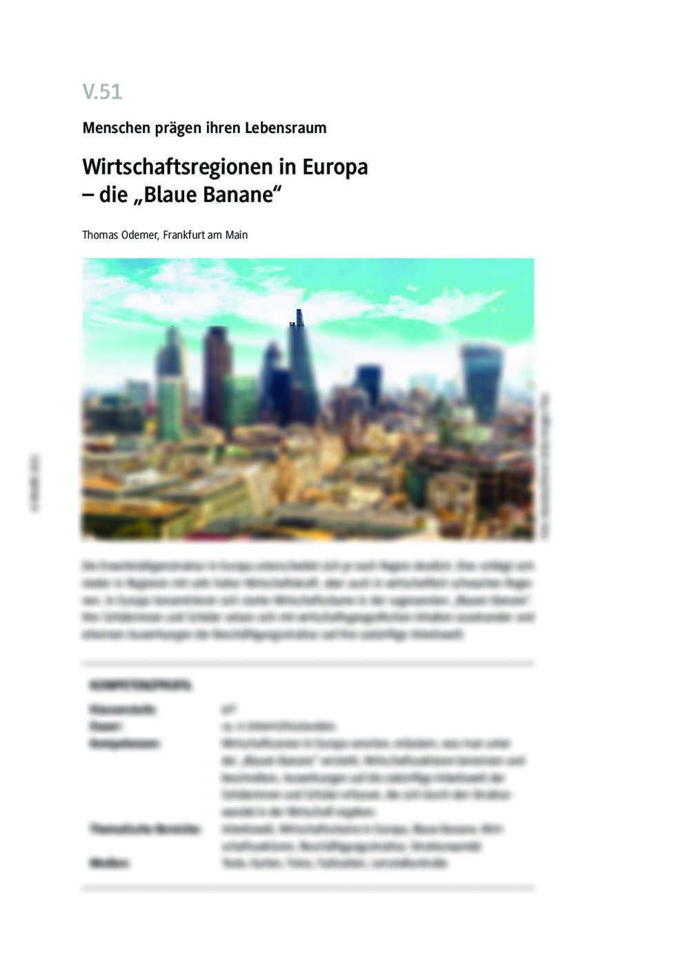 Wirtschaftsregionen in Europa - Seite 1