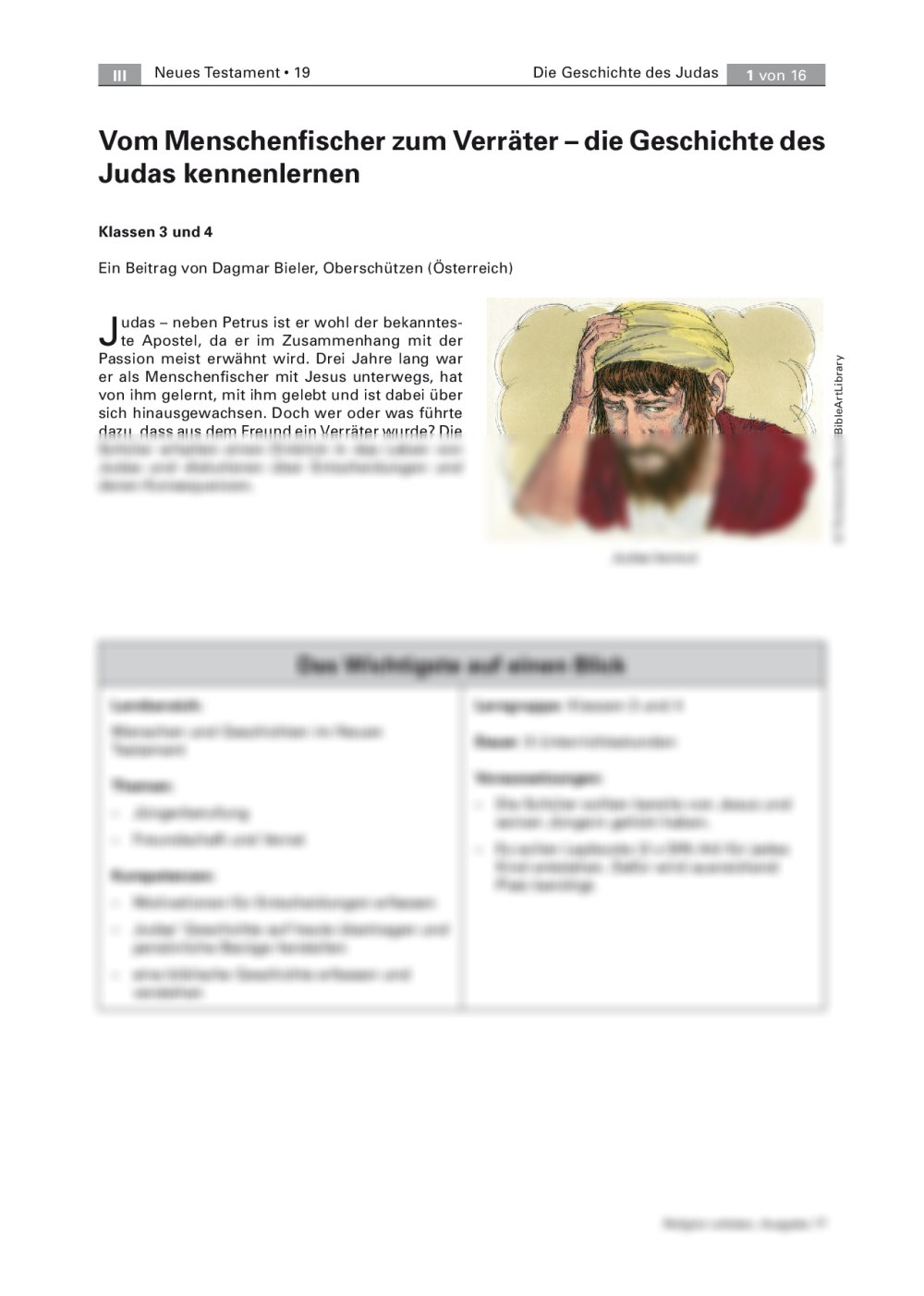 Die Geschichte von Judas kennenlernen - Seite 1
